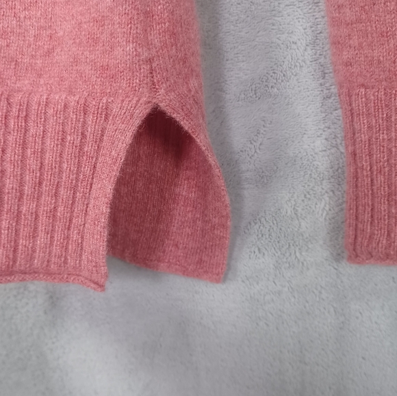 Rachel Zoe Women's 100% 2-Ply Cashmere Sweater Small Pink Crewneck Pullover Top - Picture 6 of 10